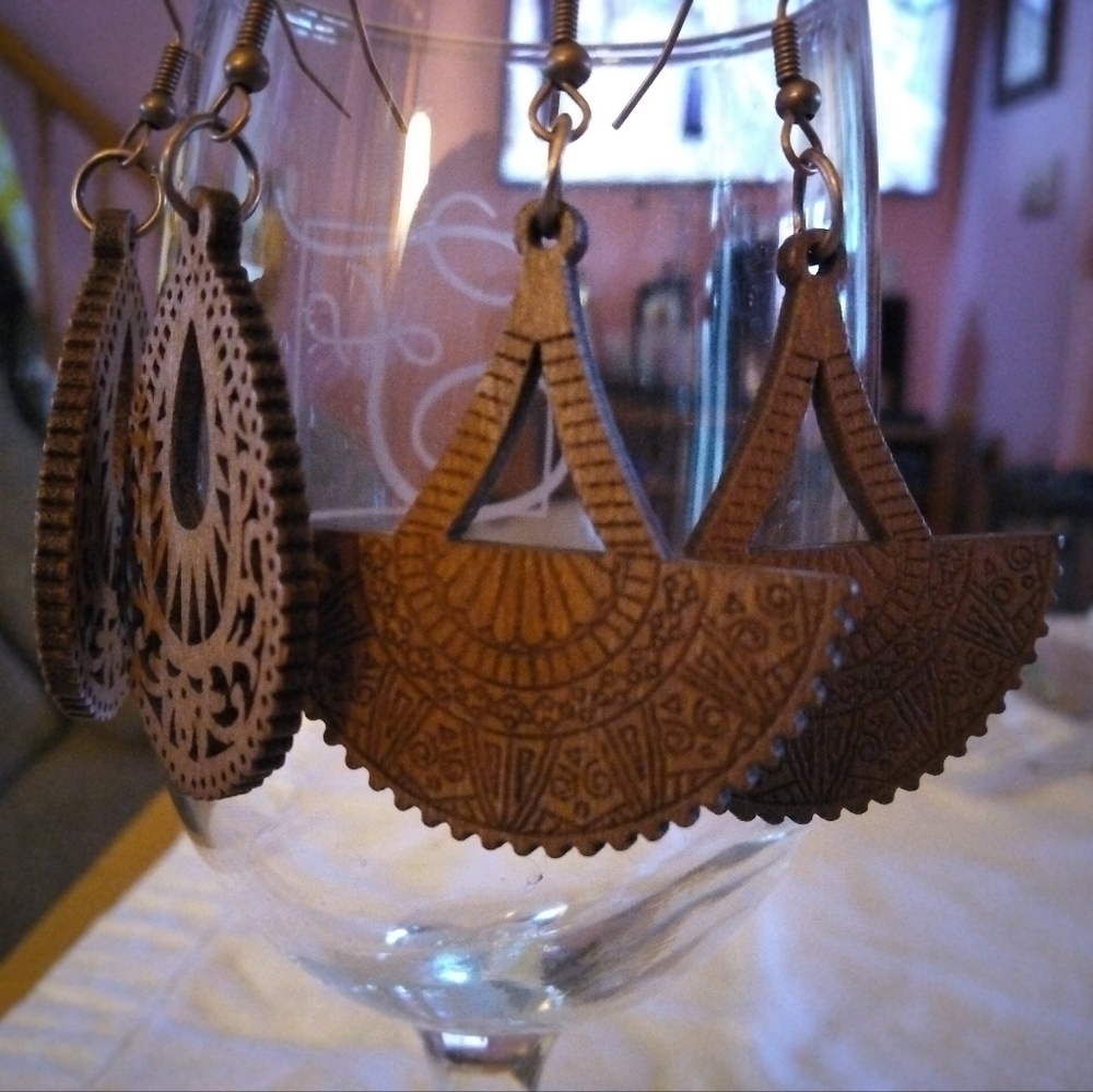 Wooden Earrings